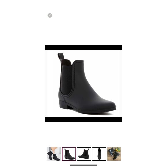 Jeffery Campbell Havana Chelsea Ankle Pull on Rain Boots 7 - Picture 1 of 12